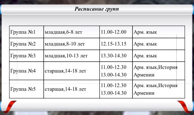Армянская воскресная школа "Маштоц" (Домодедово)